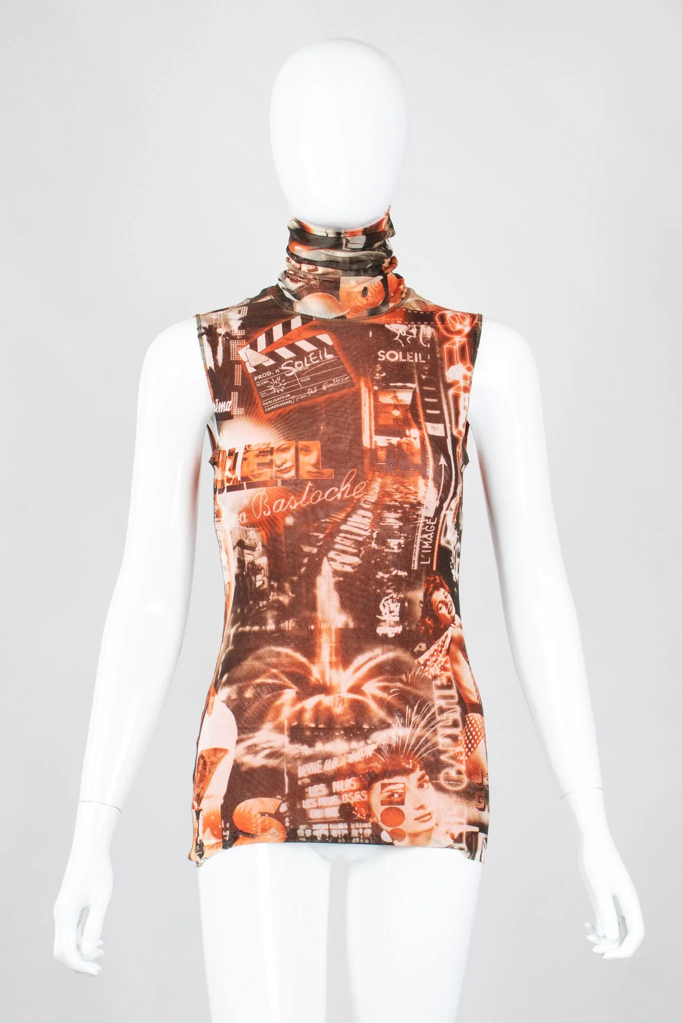 Soleil Cinema Mesh Top