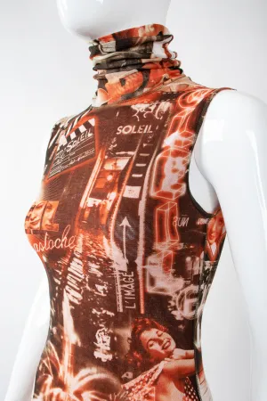 Soleil Cinema Mesh Top