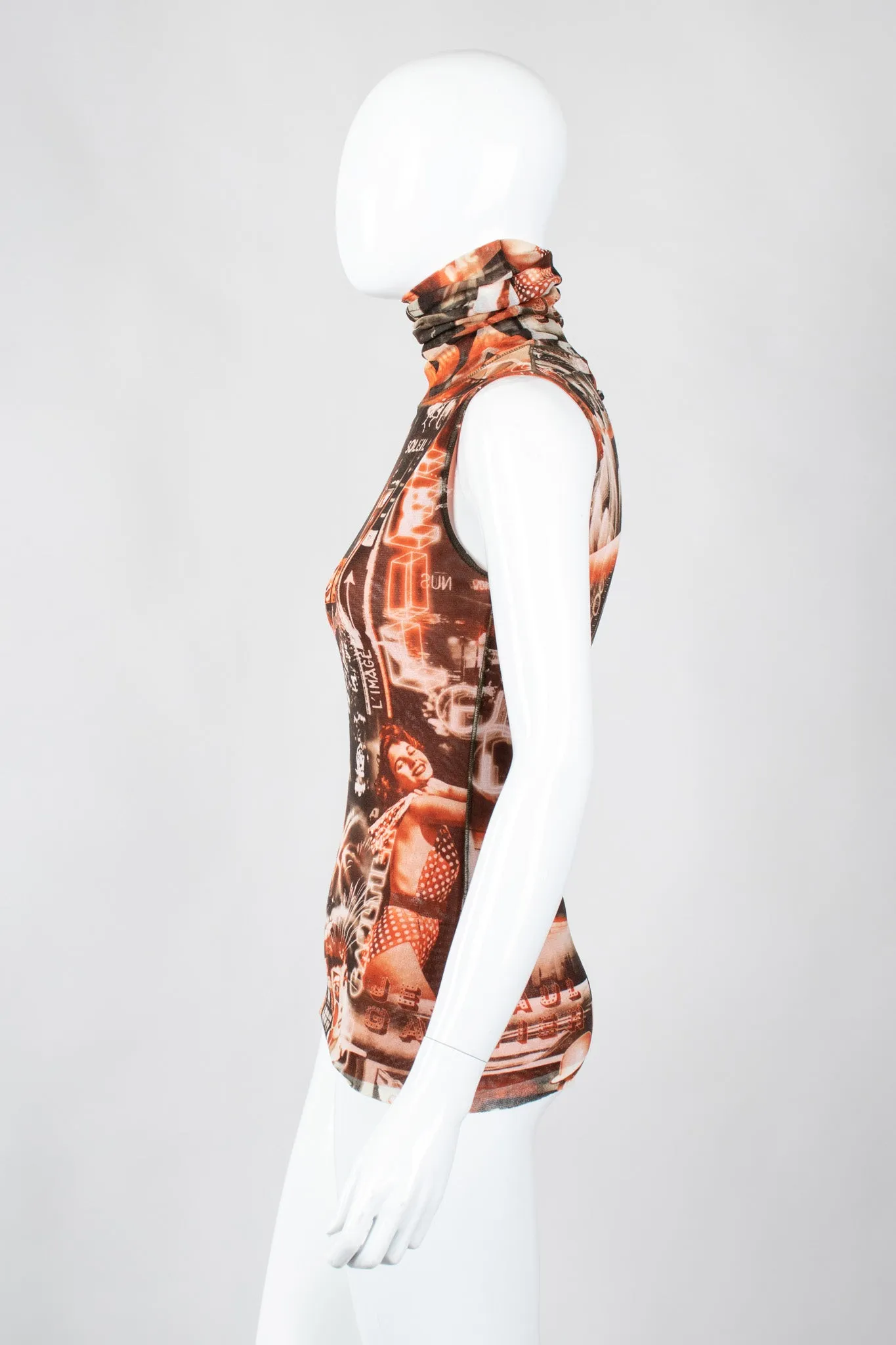Soleil Cinema Mesh Top