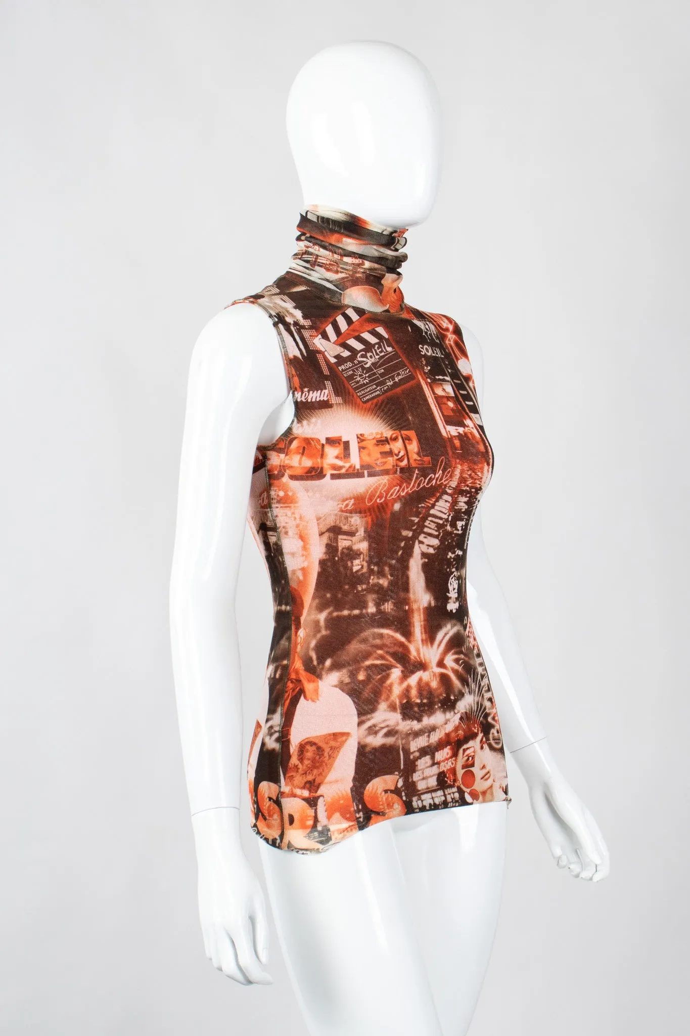 Soleil Cinema Mesh Top