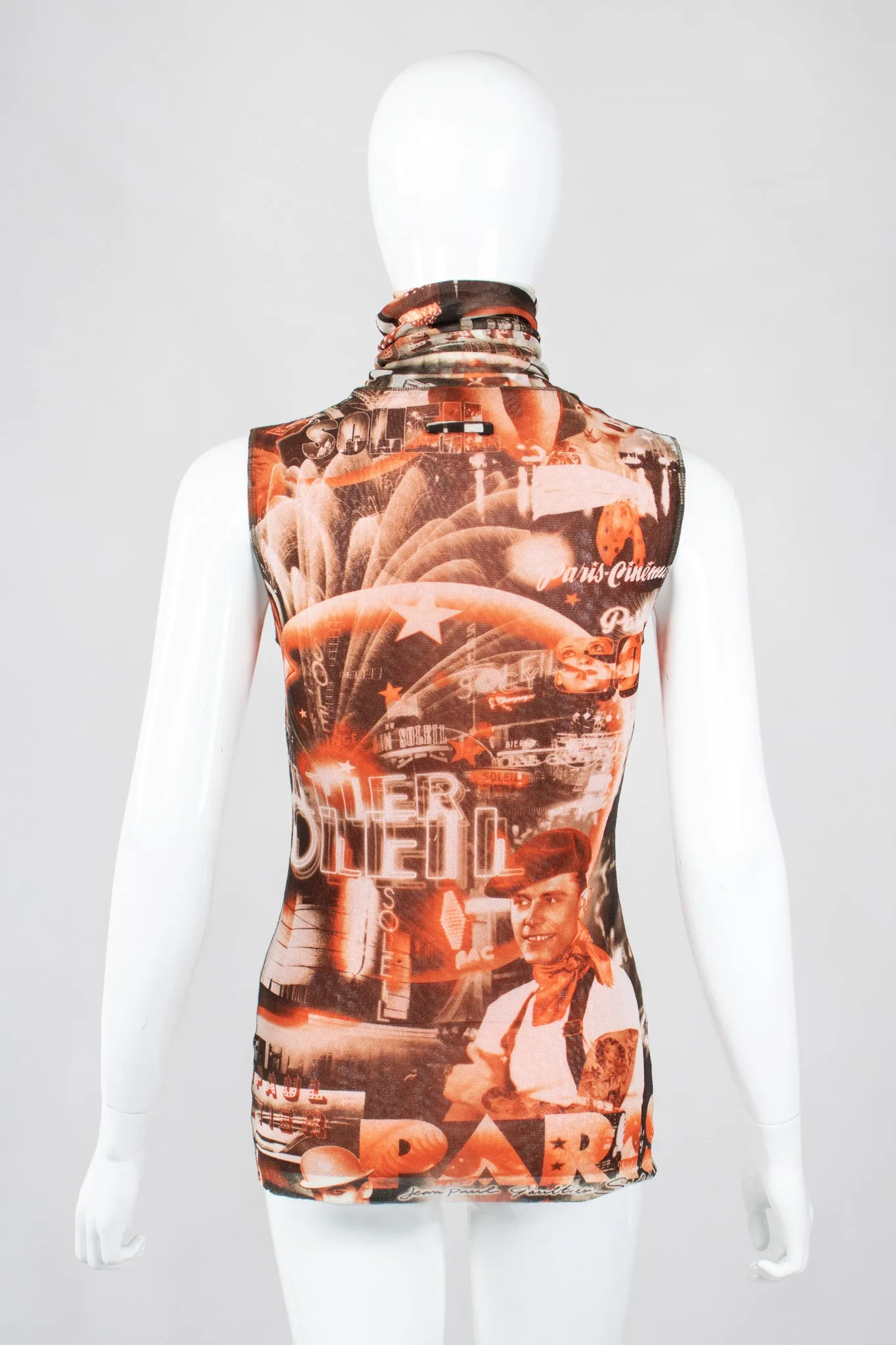 Soleil Cinema Mesh Top