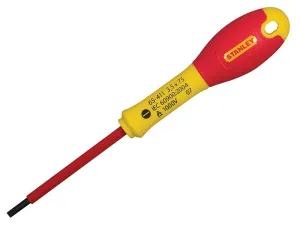 Stanley Tools Fatmax Vde Insulated Screwdriver Parallel Tip 4.0 X 100Mm