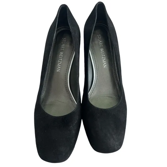 Stuart Weitzman Black Suede Pumps in size 8.5