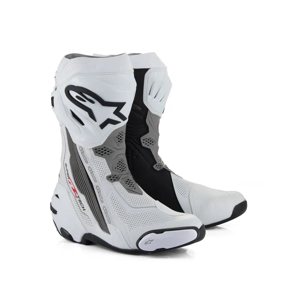 Supertech R Vented Boots White/Mid Gray/Black 41