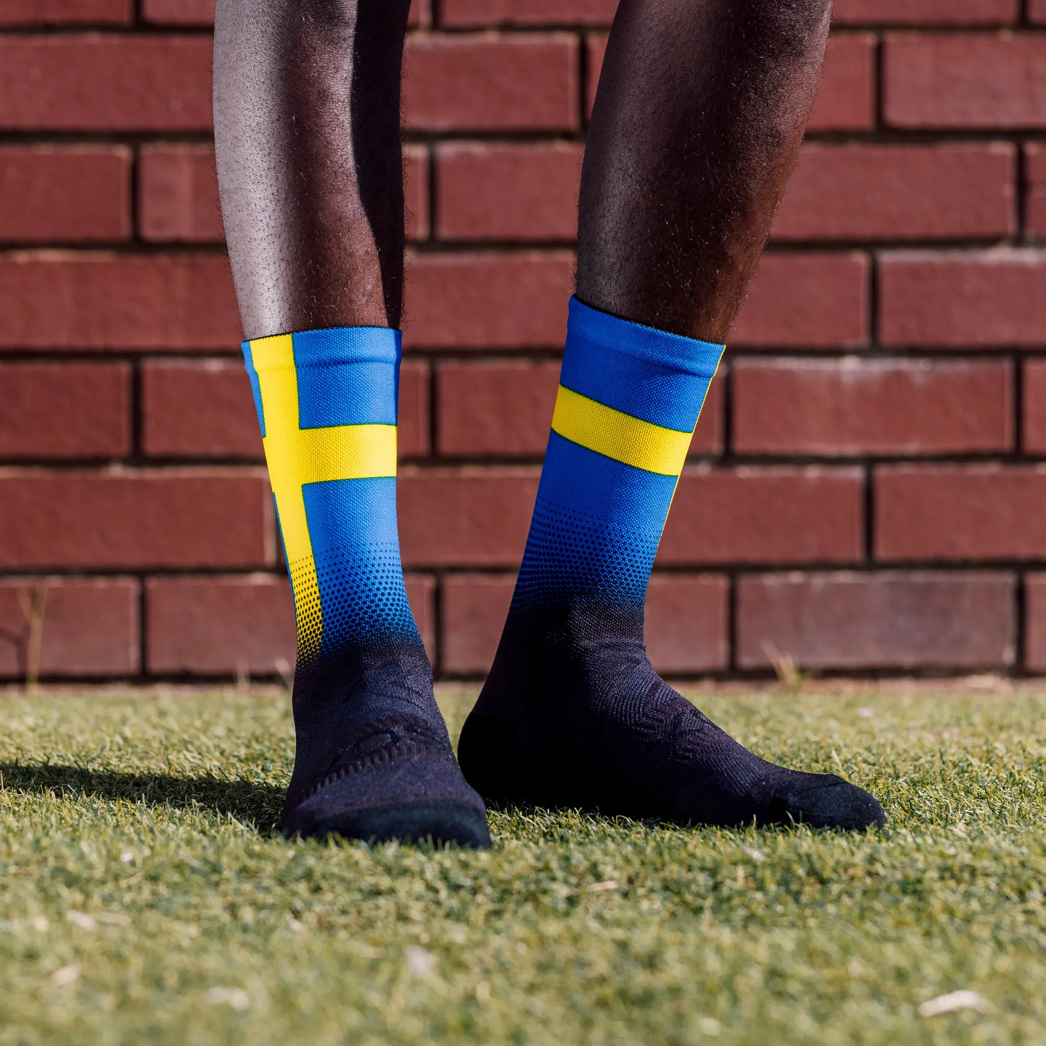 Sweden Flag Socks