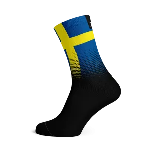 Sweden Flag Socks