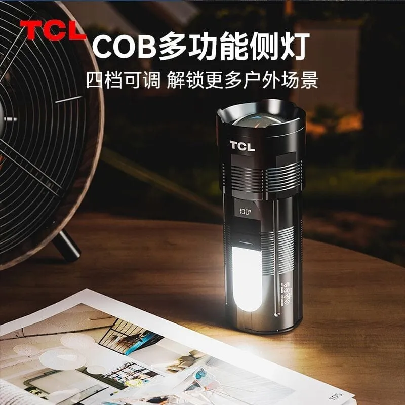 TCL Strong Light Flashlight 3000 LUMENS 10600mah Torch