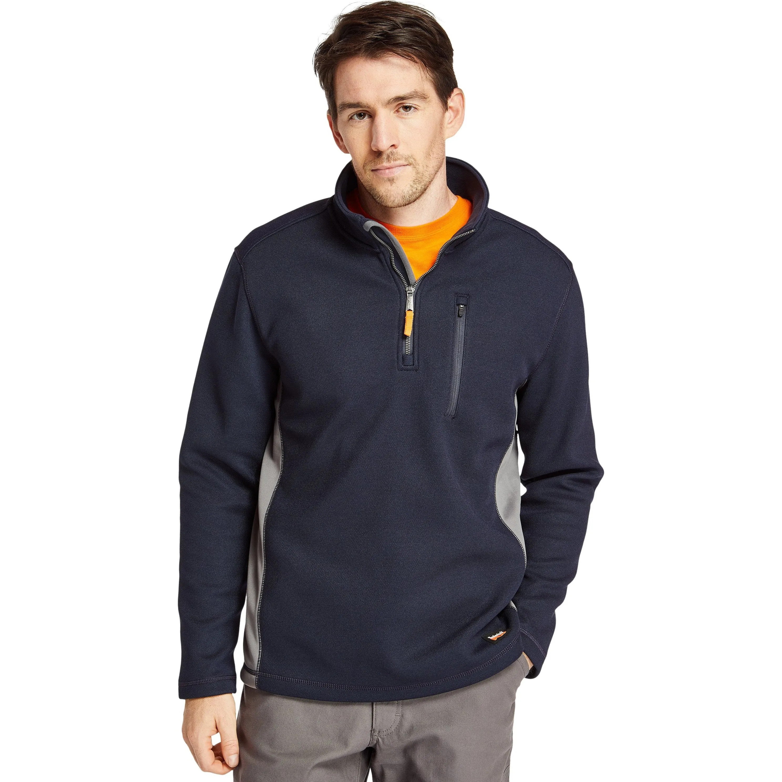 Timberland Pro Men's Studwall 1/4 Zip Textured Fleect Top TB0A1HGK406