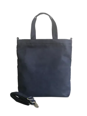 Town Crossbody Bag: Navy Vegan Suede