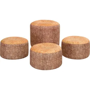 Tree Stump Stool Pack pk 4