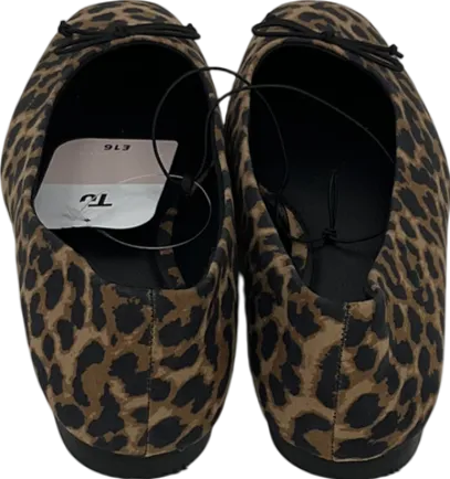 TU Sainsburys Brown Leopard Print Pumps UK 5 EU 38 👠