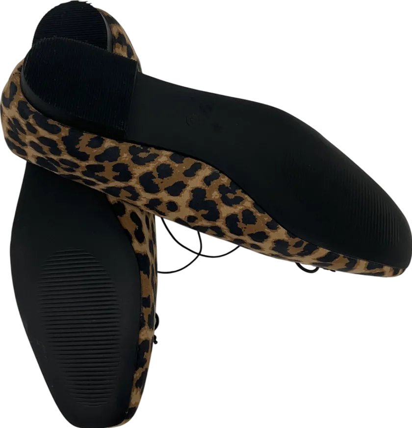 TU Sainsburys Brown Leopard Print Pumps UK 5 EU 38 👠
