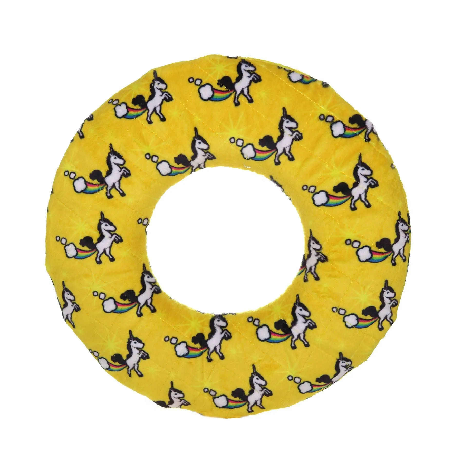 Tuffy Dog Toys - VIP Products - Mighty Ring - Unicorn, Durable, Squeaky Dog Toy, No Stuffing