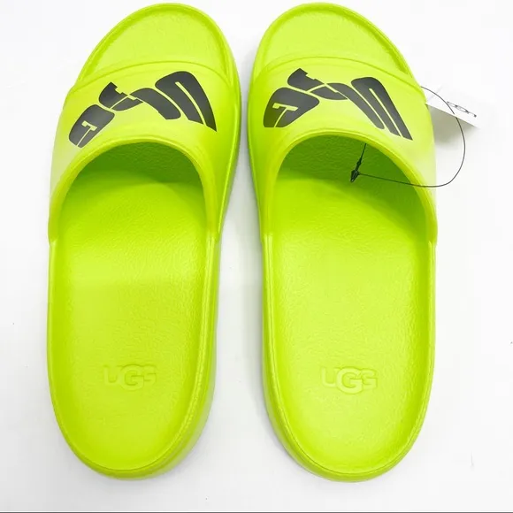 UGG Wilcox Slide Chopd Color KEY LIME / BLACK