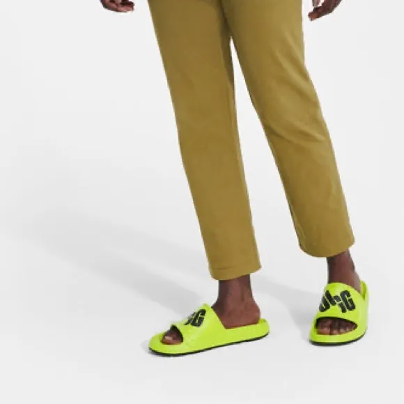 UGG Wilcox Slide Chopd Color KEY LIME / BLACK