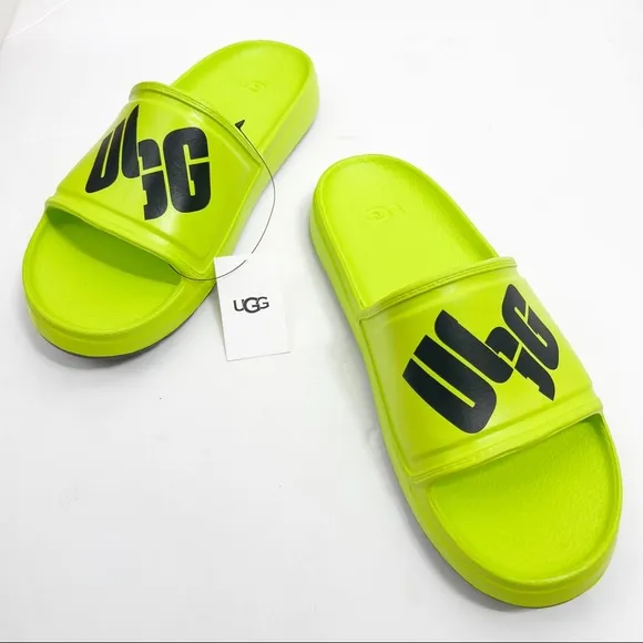 UGG Wilcox Slide Chopd Color KEY LIME / BLACK