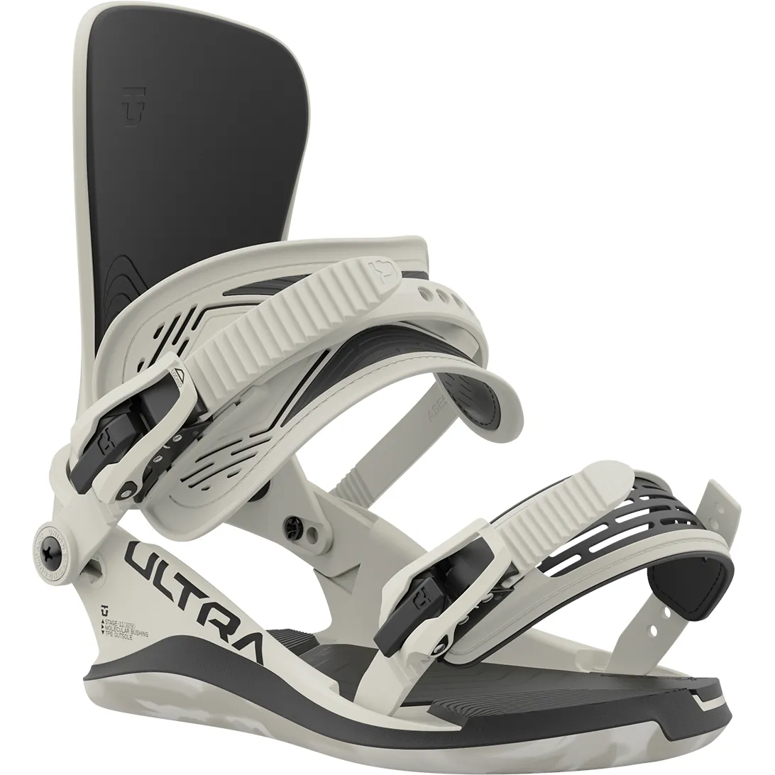 Union Ultra Snowboard Bindings Mens Bone White