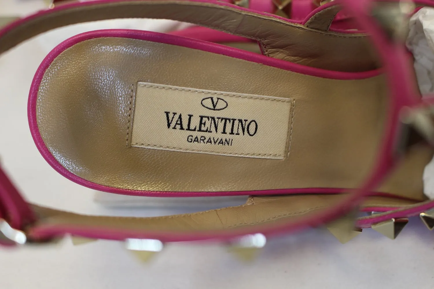 Valentino Garavani Rockstud Ankle Strap Pumps Size 6 - Last Call