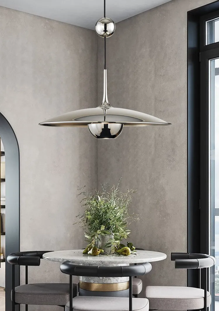 Vintage Counterweight Adjustable Pendant Light Pulley