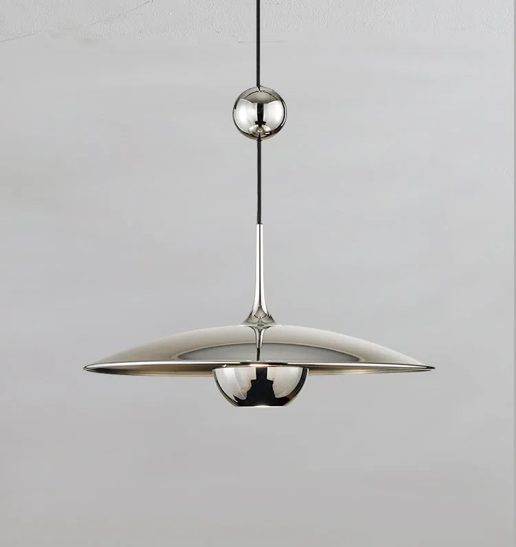 Vintage Counterweight Adjustable Pendant Light Pulley