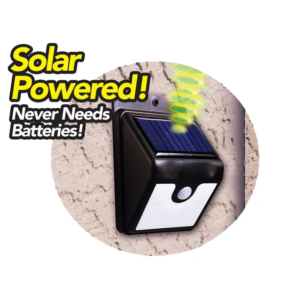 Weather Resistant Mountable Motion-Activated Energy Saving Outdoor Light