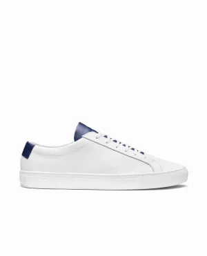 White Calf Low-Top Sneakers