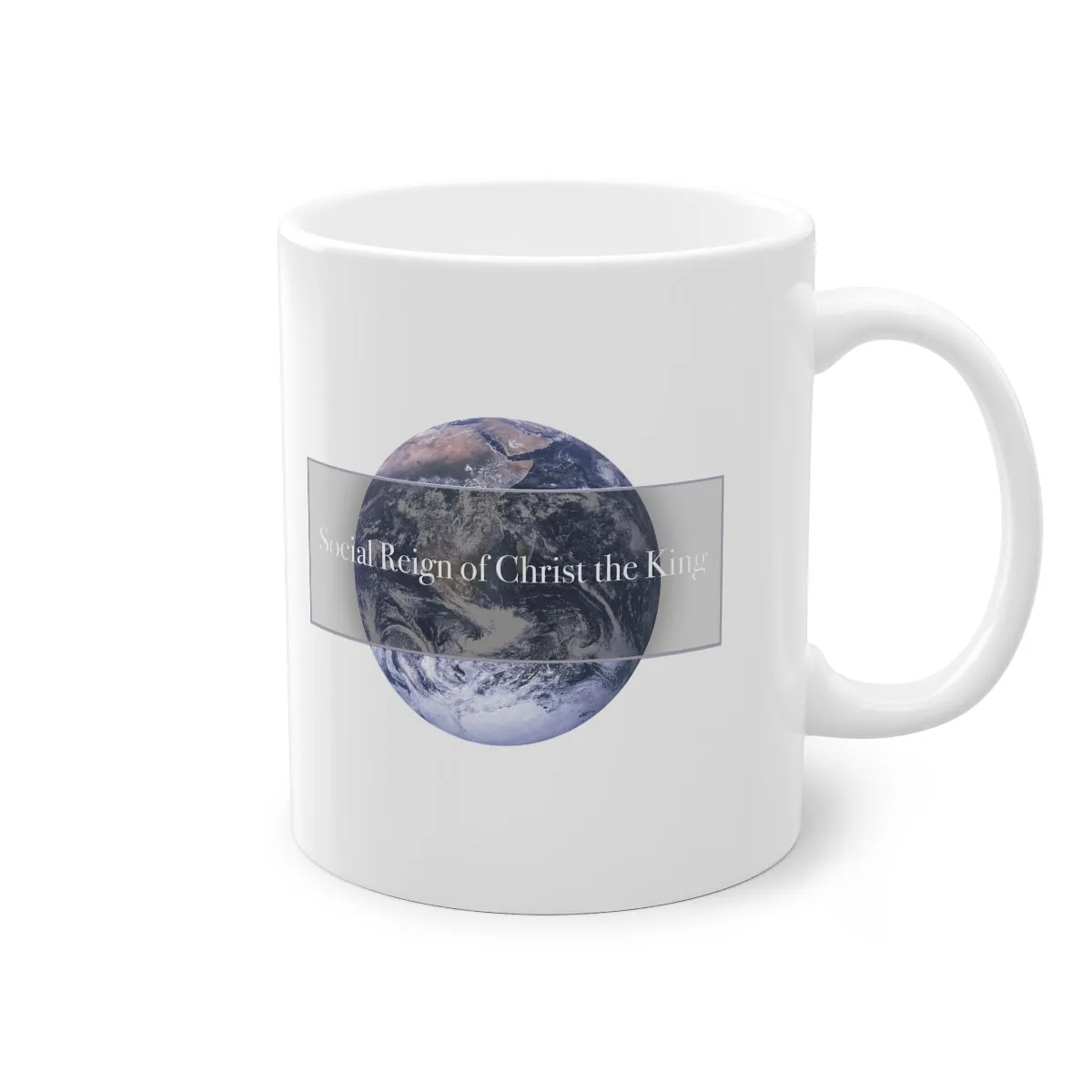White Christian Catholic Christ the King coffee or tea mug