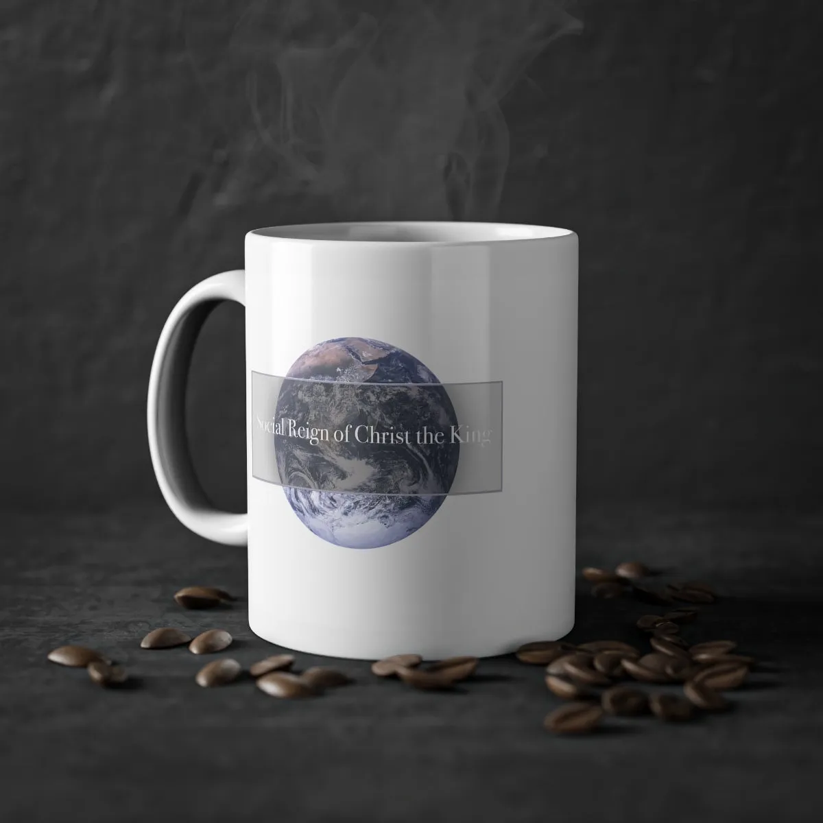 White Christian Catholic Christ the King coffee or tea mug
