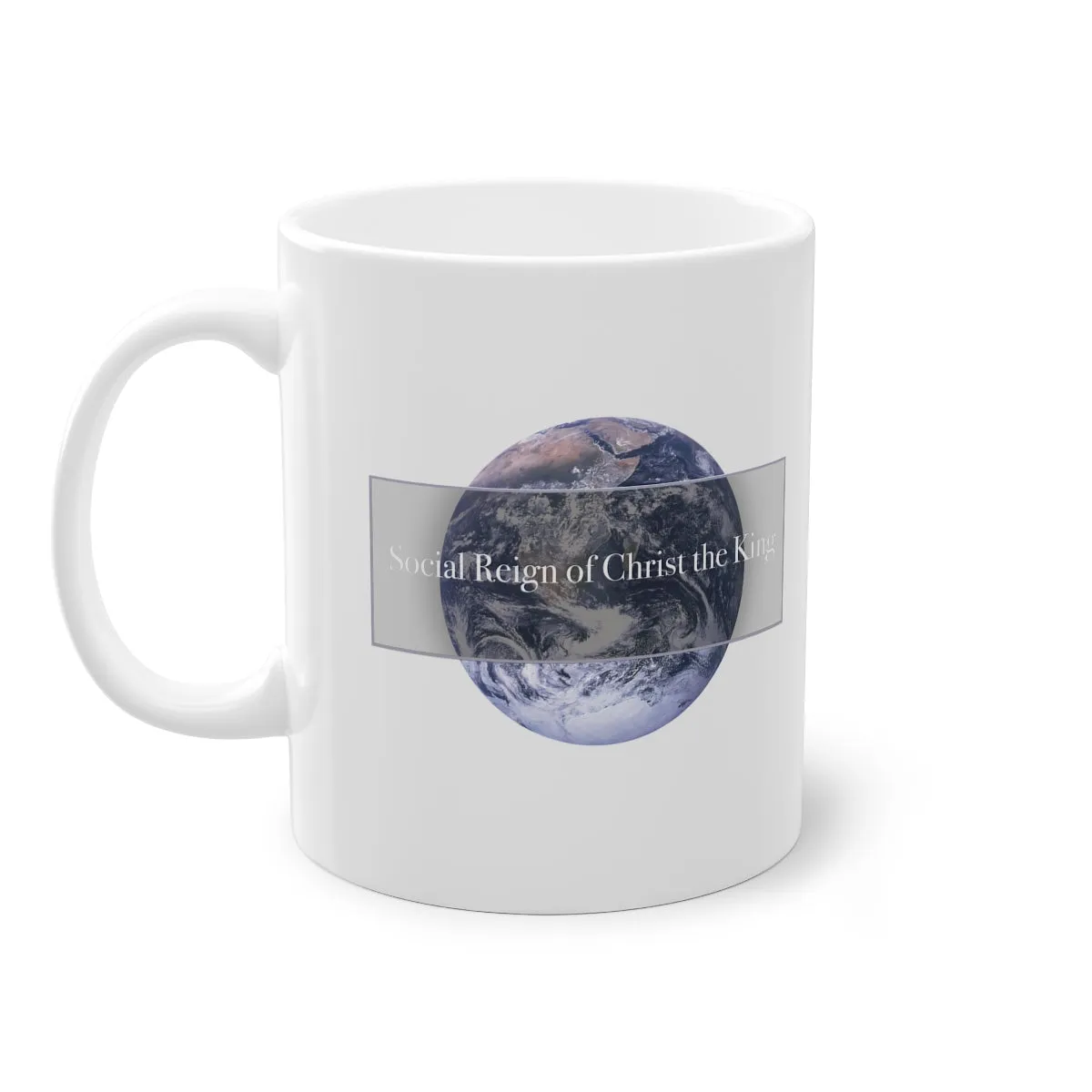 White Christian Catholic Christ the King coffee or tea mug