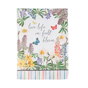 Wildflowers and Butterflies Garden Suede Flag,14s10309