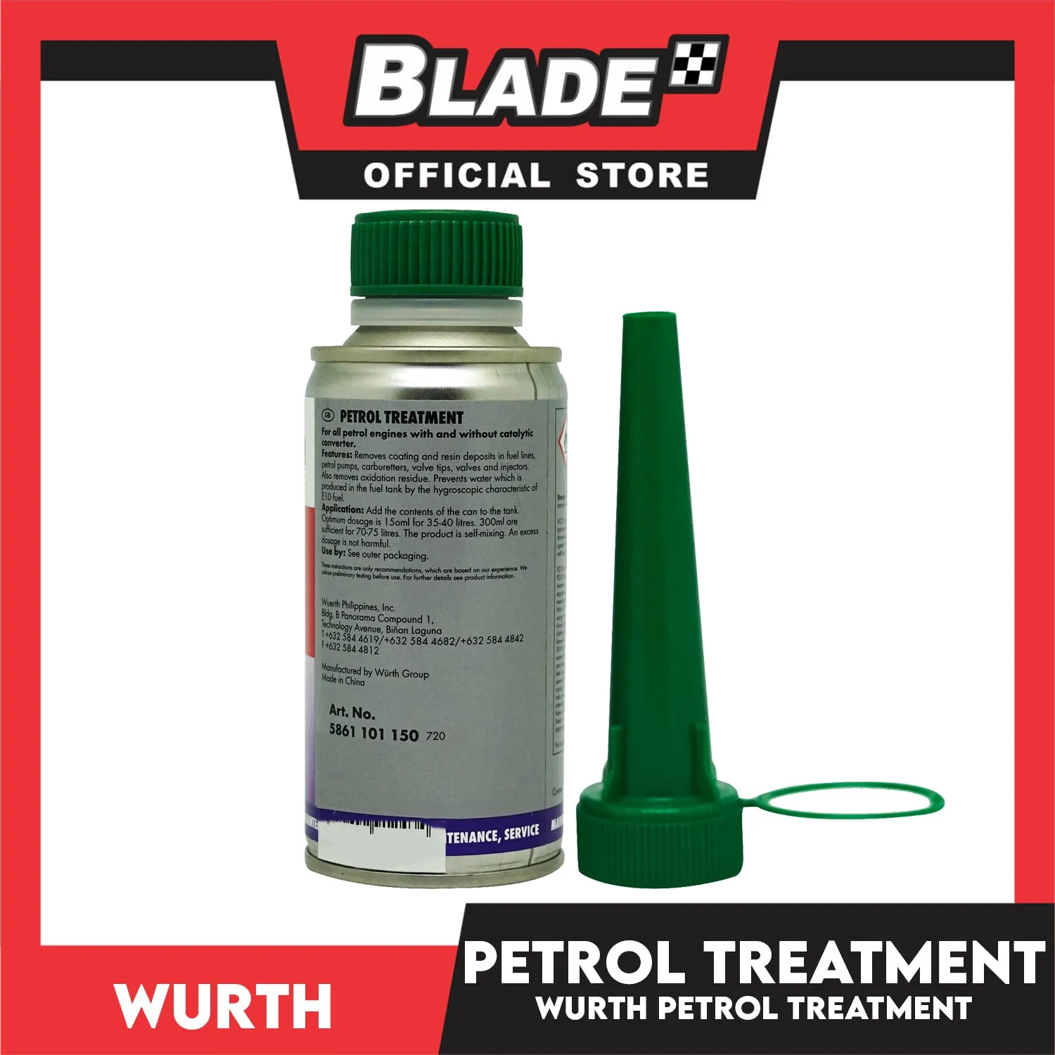 Wurth Petrol Treatment 150mL