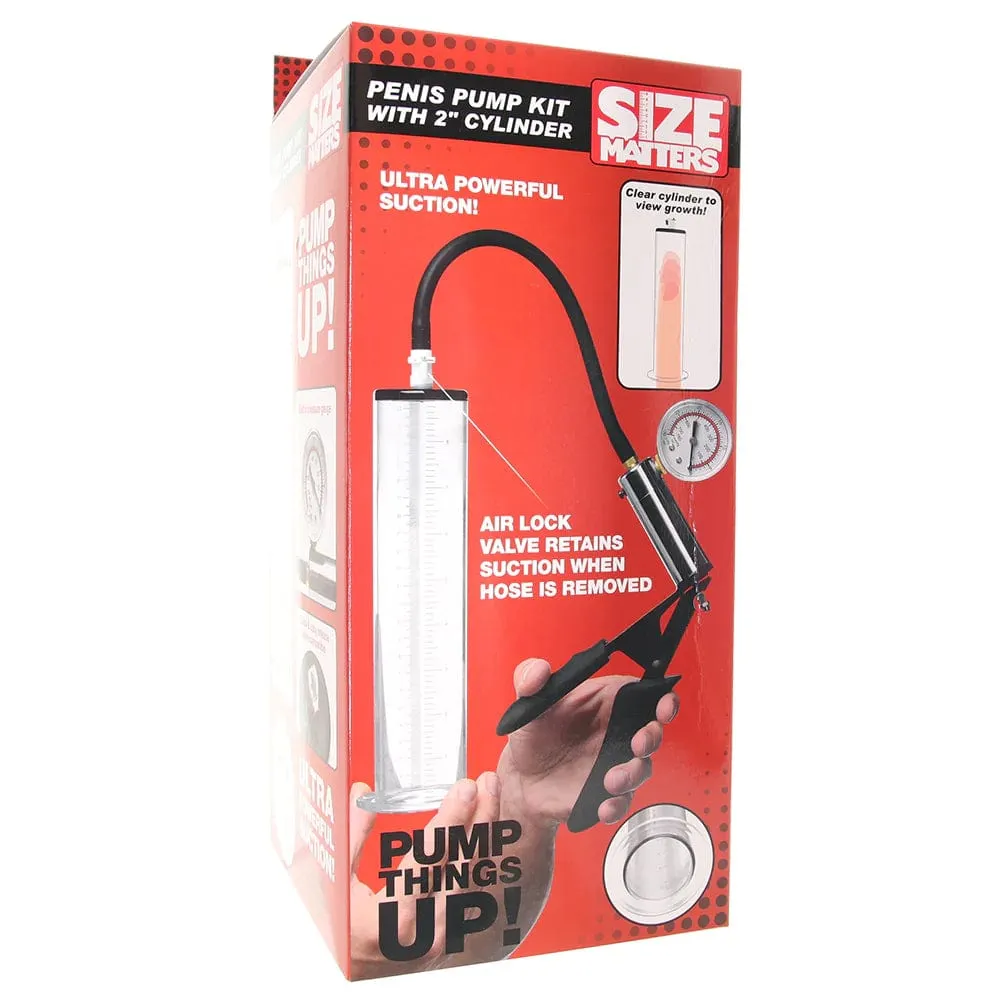XR Brands Size Matters 2 Inch Penis Pump Kit